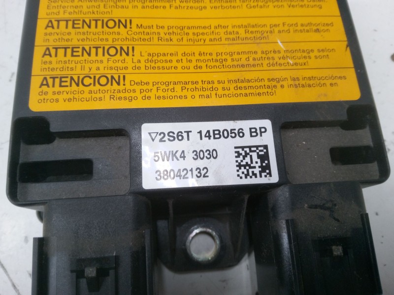Recambio de centralita airbag para ford fiesta v (jh_, jd_) 1.4 tdci referencia OEM IAM 2S6T14B056BP  