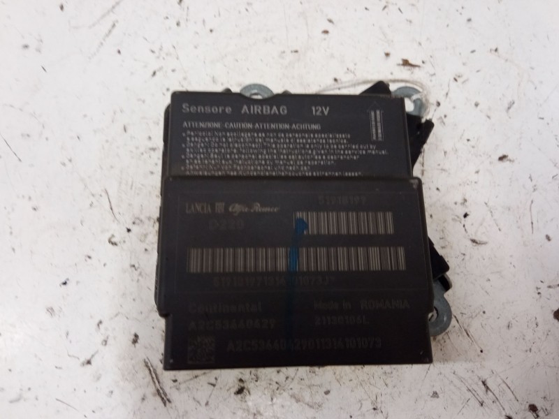 Recambio de centralita airbag para fiat punto (199_) 1.3 d multijet referencia OEM IAM A2C53440429  