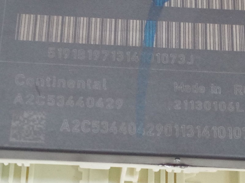 Recambio de centralita airbag para fiat punto (199_) 1.3 d multijet referencia OEM IAM A2C53440429  