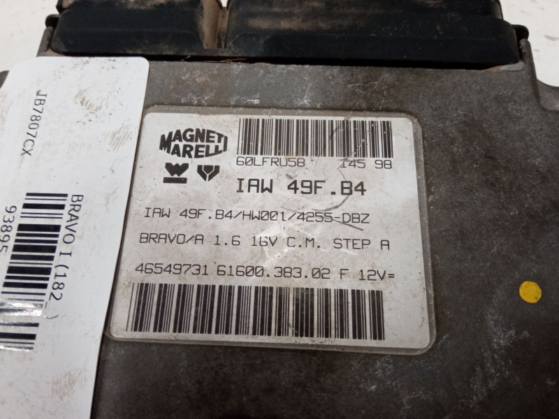 Recambio de centralita motor uce para fiat bravo i (182_) 1.6 16v (182.ab) referencia OEM IAM 46549731  