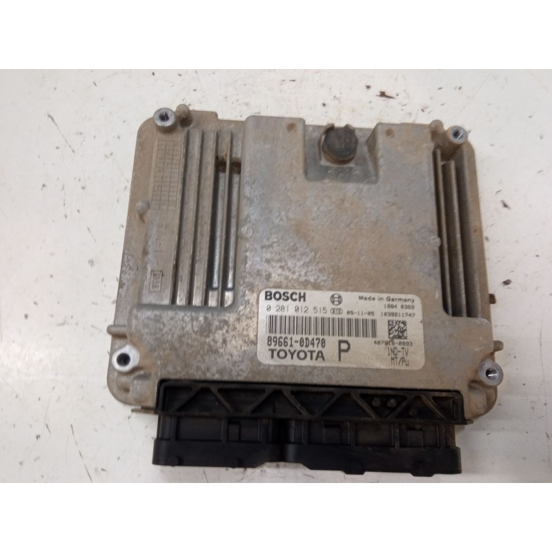 Recambio de centralita motor uce para toyota yaris (_p9_) 1.4 d-4d (nlp90_) referencia OEM IAM 896610D470 0281012515 