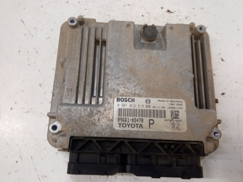Recambio de centralita motor uce para toyota yaris (_p9_) 1.4 d-4d (nlp90_) referencia OEM IAM 896610D470 0281012515 