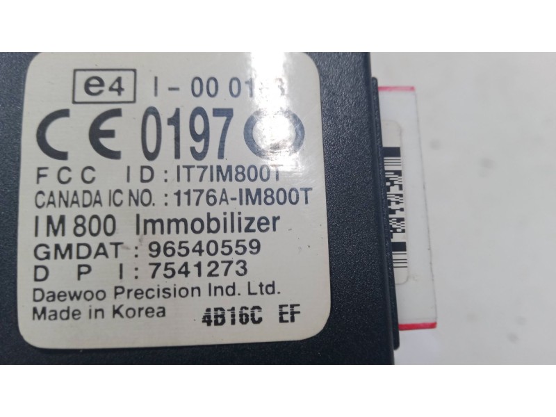 Recambio de clausor para chevrolet kalos (klas) sh2/352 referencia OEM IAM   