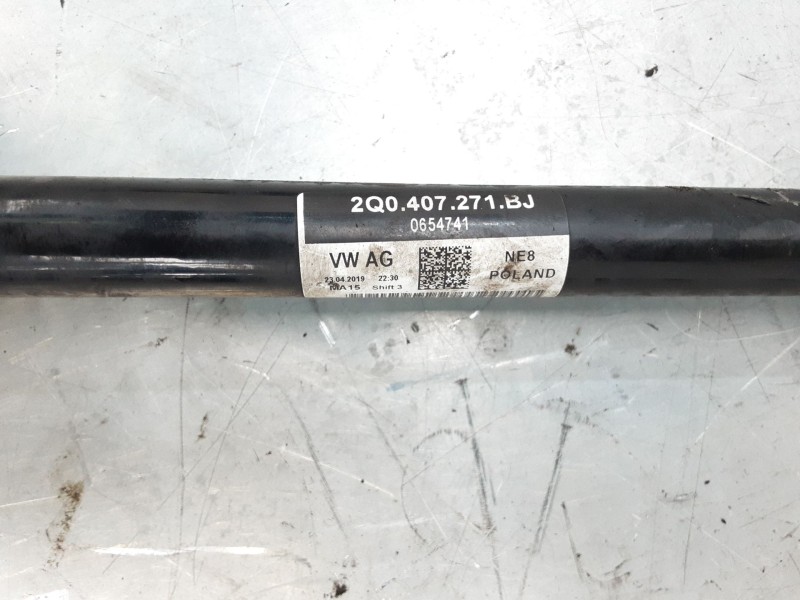 Recambio de transmision delantera izquierda para seat ibiza v (kj1, kjg) 1.0 mpi referencia OEM IAM 2Q0407271BJ  