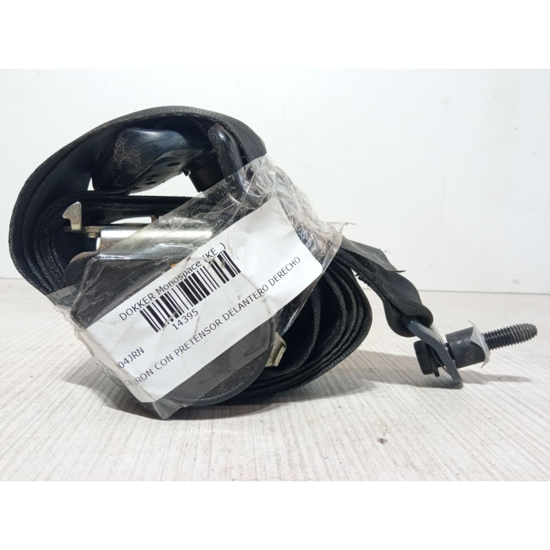 Recambio de cinturon con pretensor delantero derecho para dacia dokker monospace (ke_) 1.5 dci / blue dci 75 (keaj, keah, kejw) 