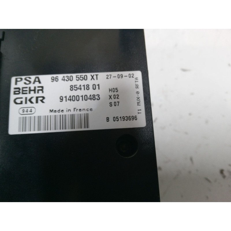 Recambio de mando climatizador para peugeot 206 hatchback (2a/c) 1.4 hdi eco 70 referencia OEM IAM   