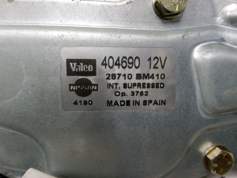 Recambio de motor limpia trasero para nissan almera ii hatchback (n16) 2.2 di referencia OEM IAM 404690  