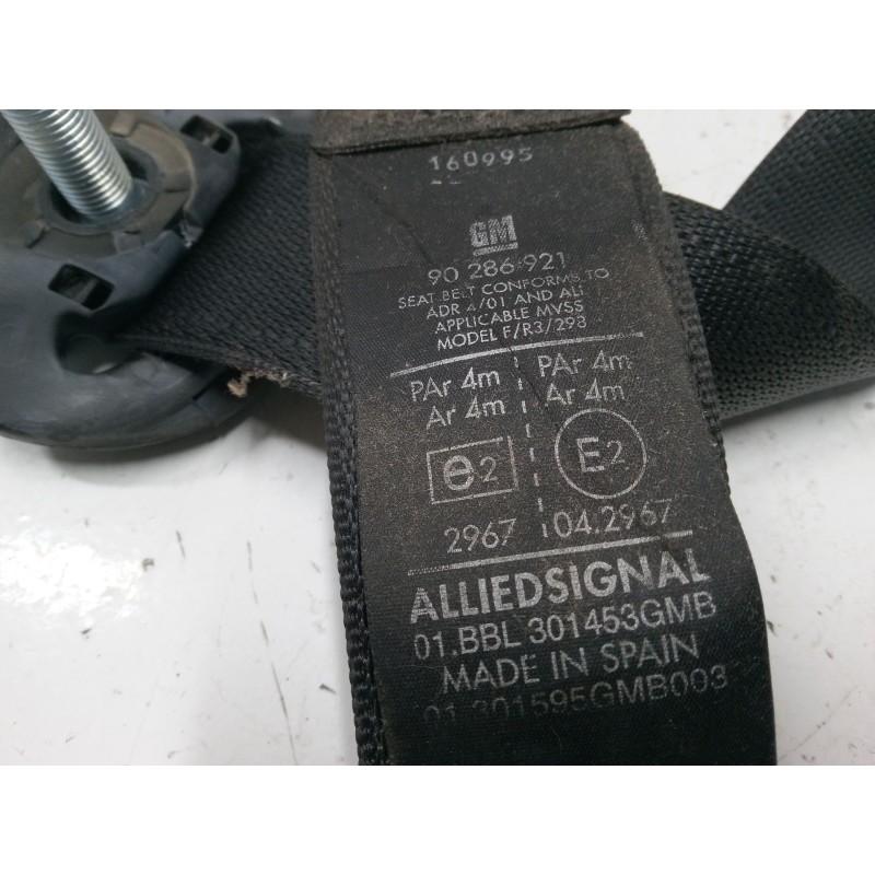 Recambio de cinturon seguridad delantero izquierdo para opel corsa b (s93) 1.2 i (f08, f68, m68) referencia OEM IAM   