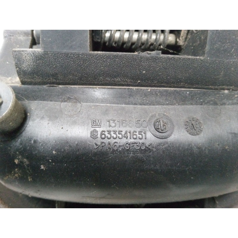 Recambio de maneta exterior puerta corredera izquierda para opel combo furgoneta/monovolumen (71_) 1.2 referencia OEM IAM   