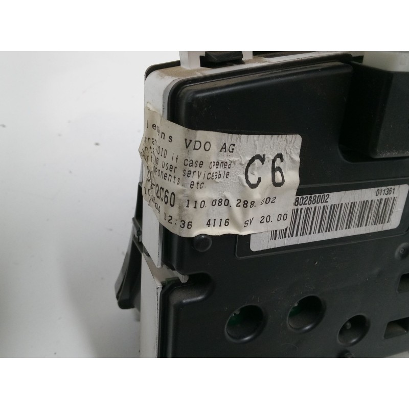 Recambio de cuadro instrumentos para toyota corolla (_e12_) 2.0 d-4d (cde120r_, cde120l_) referencia OEM IAM   