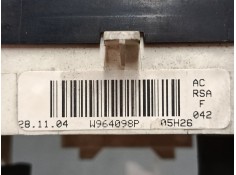 Recambio de mando calefaccion / a/a para opel vivaro a furgoneta (x83) 1.9 di (f7) referencia OEM IAM W964098P   2