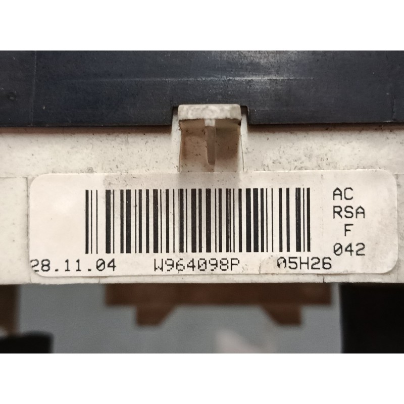 Recambio de mando calefaccion / a/a para opel vivaro a furgoneta (x83) 1.9 di (f7) referencia OEM IAM W964098P  