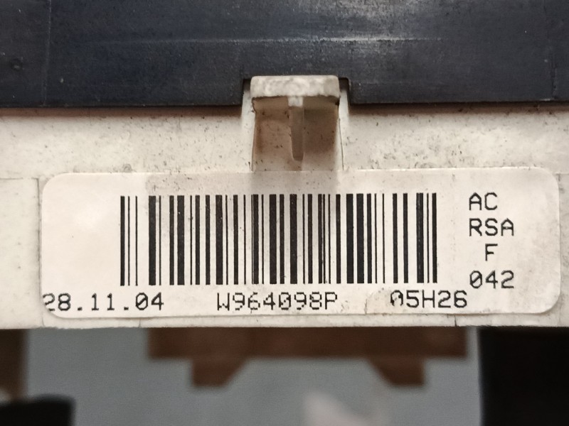 Recambio de mando calefaccion / a/a para opel vivaro a furgoneta (x83) 1.9 di (f7) referencia OEM IAM W964098P  