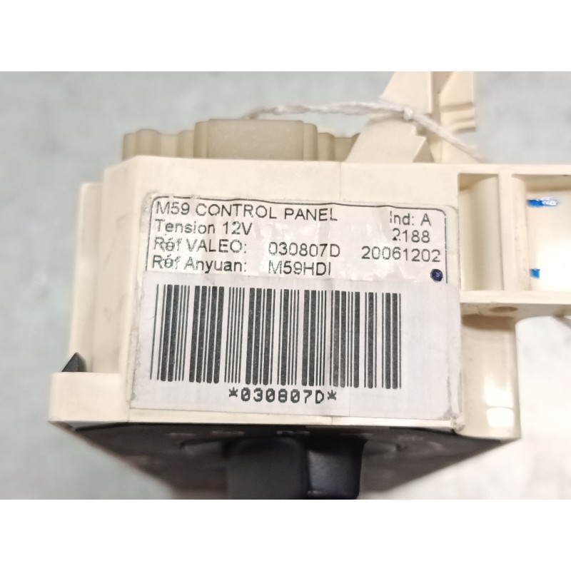 Recambio de mando calefaccion / a/a para citroën berlingo / berlingo first monospace (mf_, gjk_, gfk_) 1.6 hdi 90 (mf9hx) refere