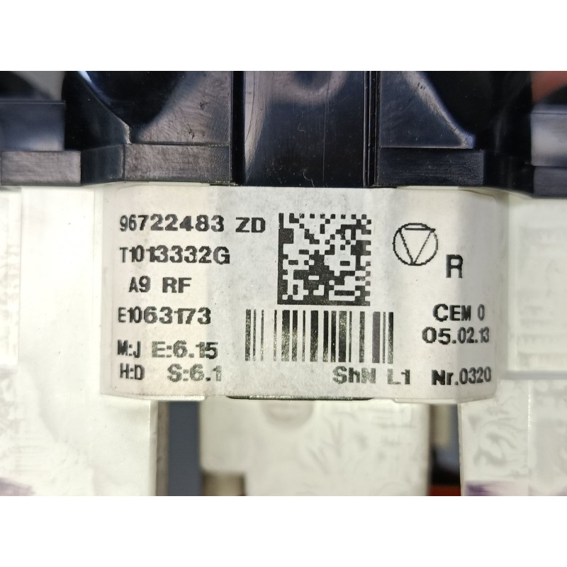 Recambio de mando calefaccion / a/a para peugeot 208 i (ca_, cc_) 1.4 hdi referencia OEM IAM 96722483ZD  