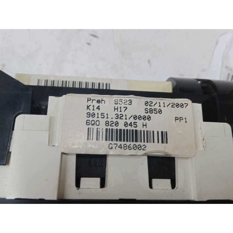 Recambio de mando calefaccion / a/a para volkswagen polo iv (9n_, 9a_) 1.4 tdi referencia OEM IAM 6q0819445  