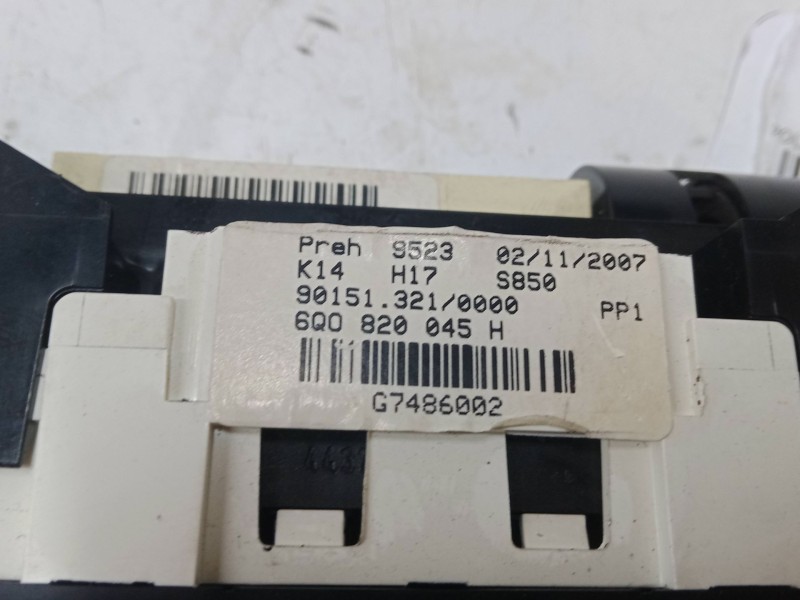 Recambio de mando calefaccion / a/a para volkswagen polo iv (9n_, 9a_) 1.4 tdi referencia OEM IAM 6q0819445  