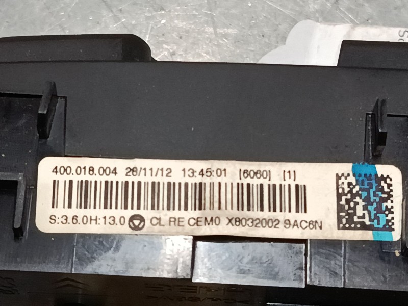 Recambio de mando calefaccion / a/a para citroën c3 pluriel (hb_) 1.6 referencia OEM IAM X8032002  