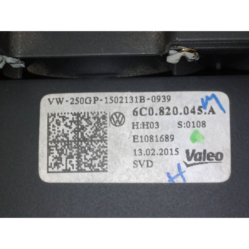 Recambio de mando calefaccion / a/a para volkswagen polo v (6r1, 6c1) 1.4 tdi referencia OEM IAM 6C0820045  