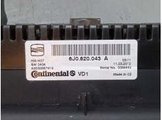 Recambio de mando climatizador para seat ibiza iv sc (6j1, 6p5) 1.6 tdi referencia OEM IAM 6J0820043   2