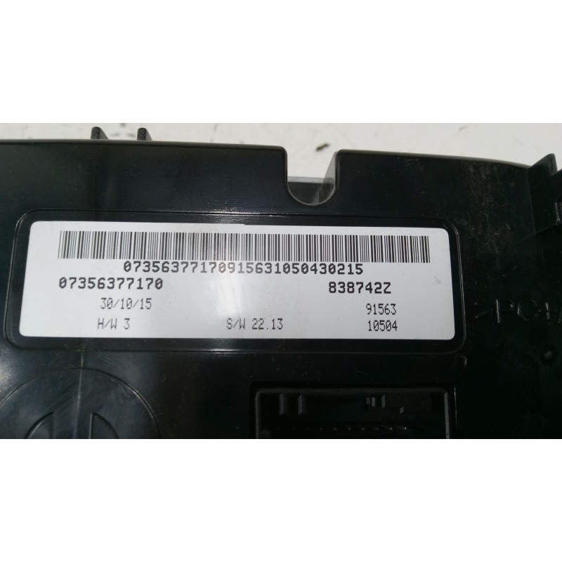 Recambio de mando climatizador para jeep renegade suv (bu, b1, bv) 1.6 crd referencia OEM IAM 07356377170  