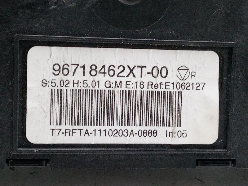 Recambio de mando climatizador para peugeot 308 i (4a_, 4c_) 1.6 hdi referencia OEM IAM 96718462XT  