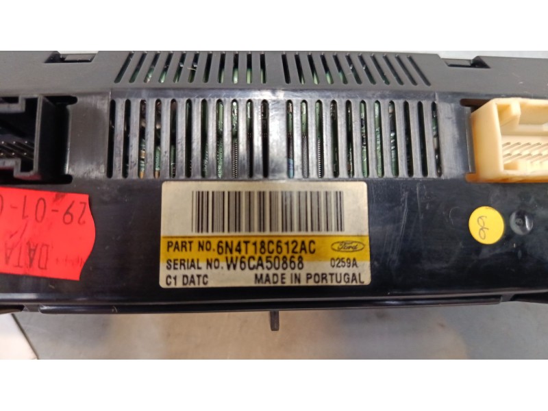 Recambio de mando climatizador para ford focus c-max (dm2) 1.6 referencia OEM IAM 6N4T18C612AC  