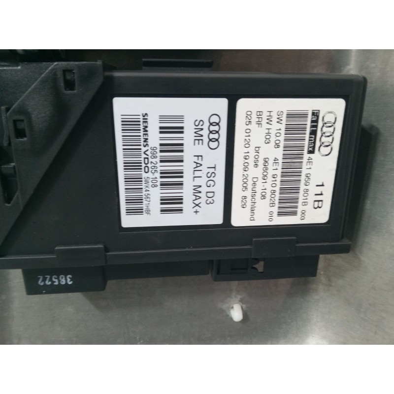 Recambio de elevalunas electrico delantero izquierdo para audi a8 d3 (4e2, 4e8) 3.0 tdi quattro referencia OEM IAM   