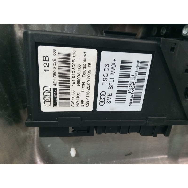 Recambio de elevalunas electrico delantero derecho para audi a8 d3 (4e2, 4e8) 3.0 tdi quattro referencia OEM IAM   