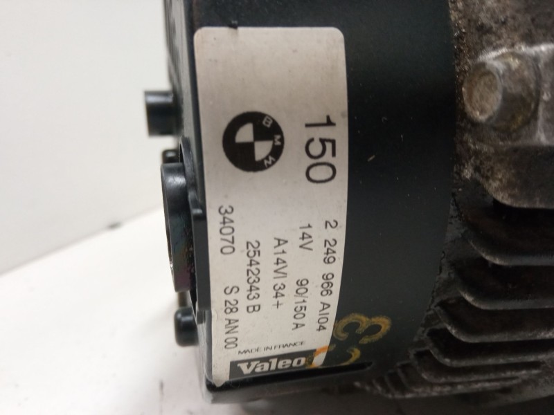Recambio de alternador para bmw 3 (e46) 320 d referencia OEM IAM 2542343b  
