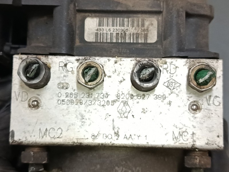 Recambio de abs para renault scénic ii (jm0/1_) 1.5 dci (jm1e, jm16) referencia OEM IAM 8200527390  0265231734