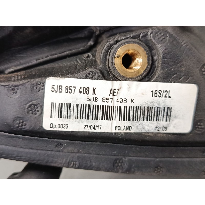 Recambio de retrovisor electrico derecho para skoda rapid (nh3, nk3, nk6) 1.6 tdi referencia OEM IAM 5JB857408K  