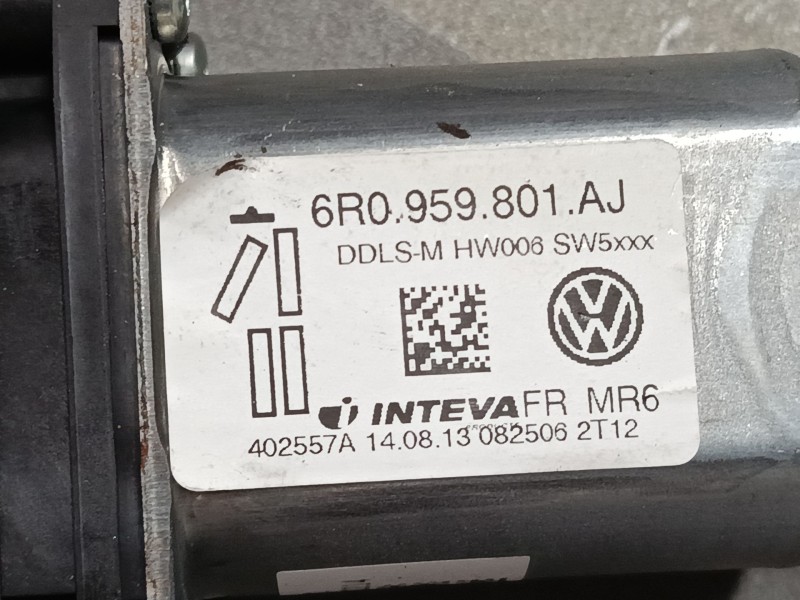 Recambio de elevalunas electrico delantero izquierdo para skoda fabia ii (542) 1.2 referencia OEM IAM 6R0959801AJ  