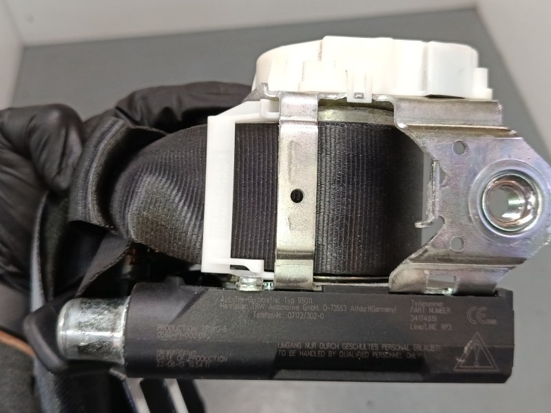 Recambio de cinturon seguridad delantero derecho para skoda fabia ii (542) 1.2 referencia OEM IAM   