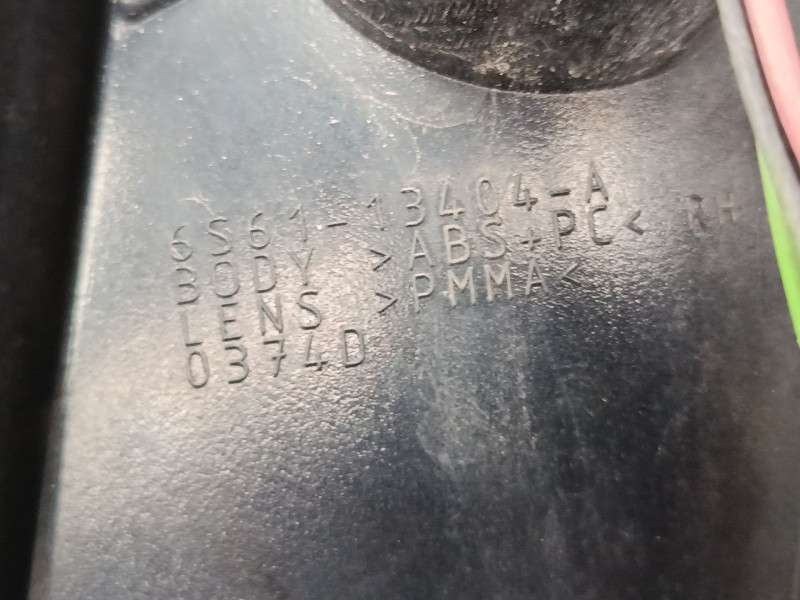 Recambio de piloto trasero derecho para ford fiesta v (jh_, jd_) 1.3 referencia OEM IAM 6s6113404a  