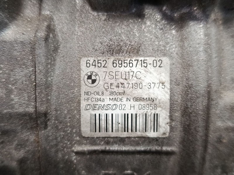 Recambio de compresor a/a para bmw 7 (e65, e66, e67) 730 i, li referencia OEM IAM 6452695671502  