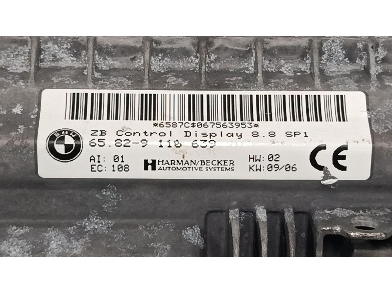 Recambio de cuadro instrumentos para bmw 7 (e65, e66, e67) 730 i, li referencia OEM IAM 65829110639  