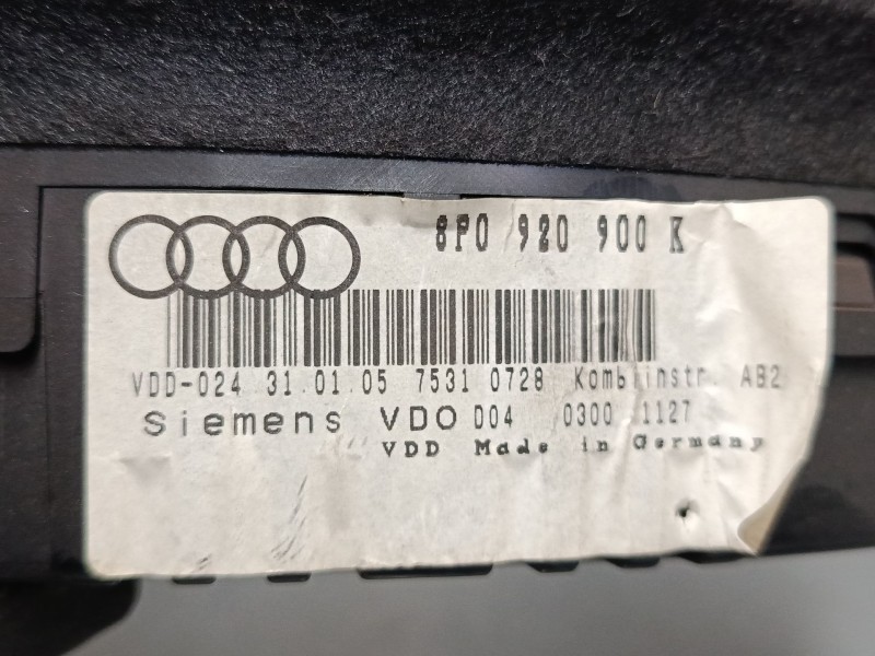 Recambio de cuadro instrumentos para audi a3 (8p1) 1.9 tdi referencia OEM IAM 8P0920900K  