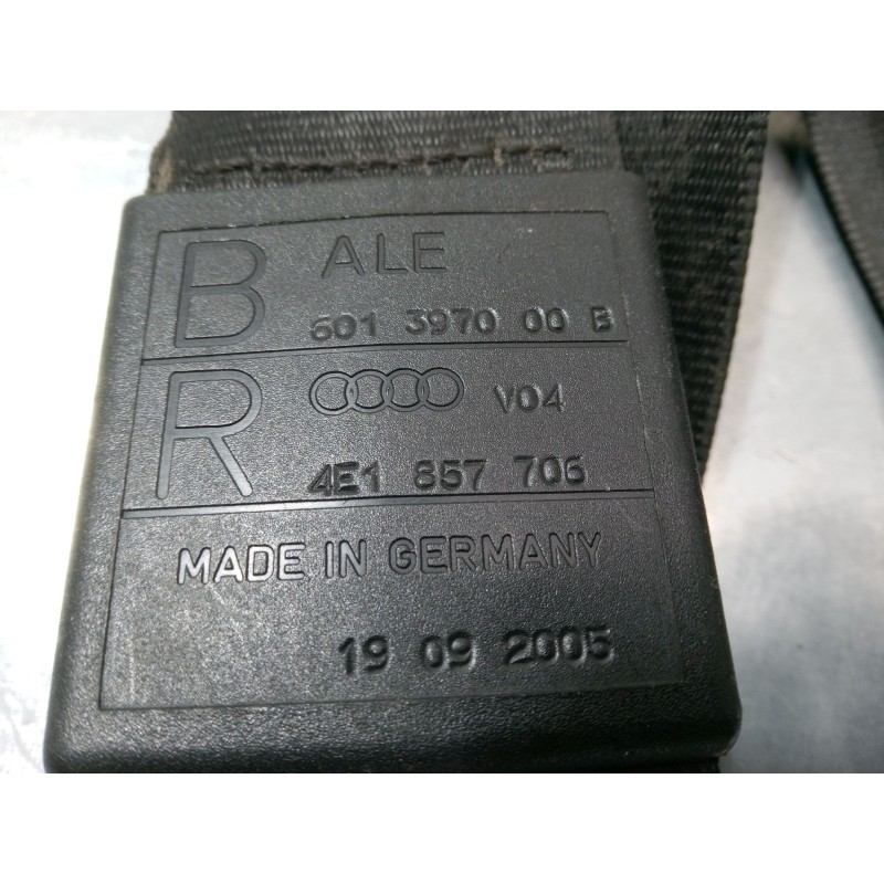 Recambio de cinturon seguridad delantero derecho para audi a8 d3 (4e2, 4e8) 3.0 tdi quattro referencia OEM IAM 4E1857705  