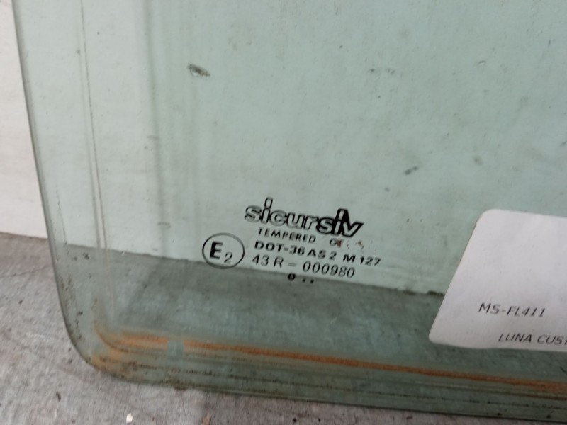 Recambio de luna custodia trasera derecha para opel kadett e hatchback (t85) 1.8 i (c08, c48, d08, d48) referencia OEM IAM   