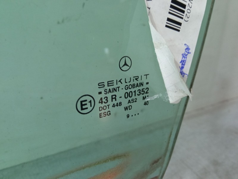 Recambio de luna puerta delantera izquierda para mercedes-benz clase c (w202) c 240 (202.026) referencia OEM IAM   