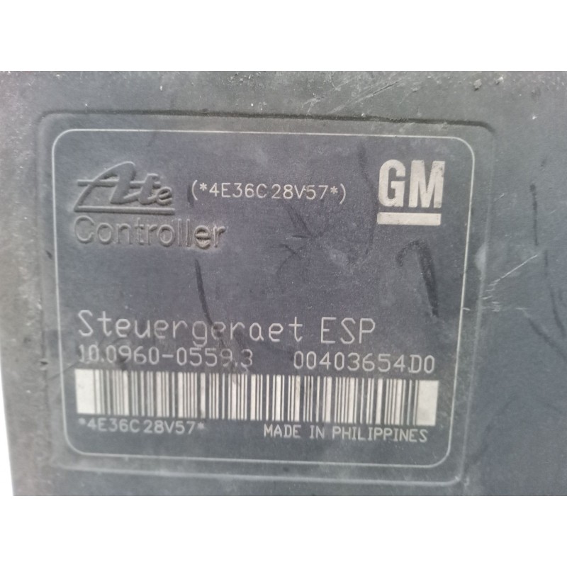 Recambio de abs para opel zafira / zafira family b (a05) 1.9 cdti (m75) referencia OEM IAM 10096005593  4E36C28V57