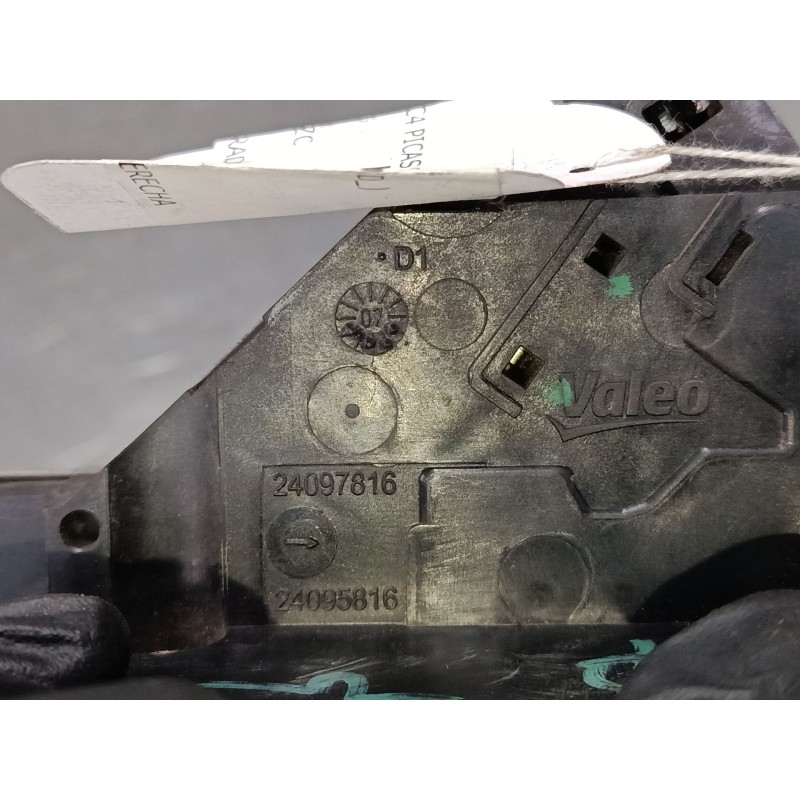 Recambio de cerradura puerta trasera derecha para citroën c4 picasso i monospace (ud_) 1.6 hdi referencia OEM IAM 24097816  