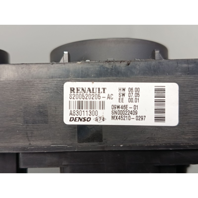 Recambio de mando climatizador para renault kangoo / grand kangoo ii (kw0/1_) 1.5 dci 85 (kw0k, kw0l, kw0b) referencia OEM IAM 8