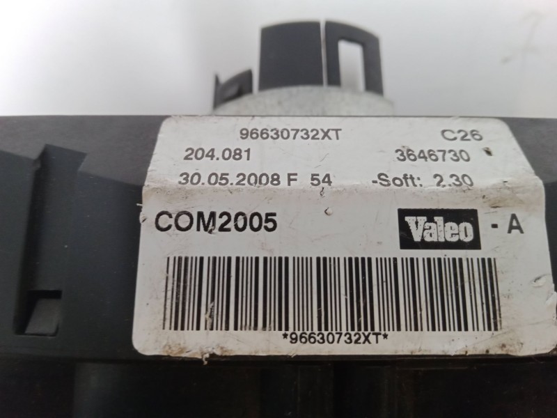 Recambio de mando luces para peugeot 207/207+ (wa_, wc_) 1.4 16v referencia OEM IAM 96630732XT COM2005 204081