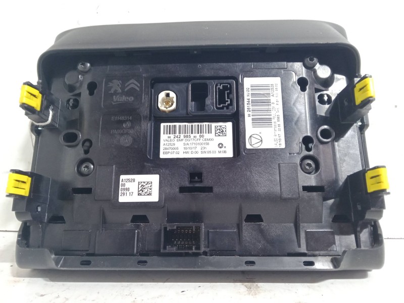 Recambio de pantalla multifuncion para citroën c3 aircross ii (2r_, 2c_) 1.2 puretech 110 (2rhnzb, 2rhnzw, 2rhnpx, 2rhnpj) refer