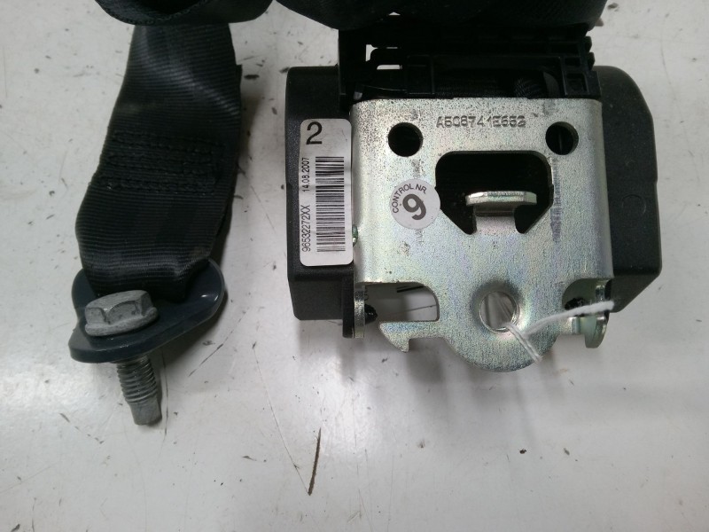 Recambio de cinturon seguridad trasero derecho para peugeot 207 cc (wd_) 1.6 16v referencia OEM IAM 96532272XX  