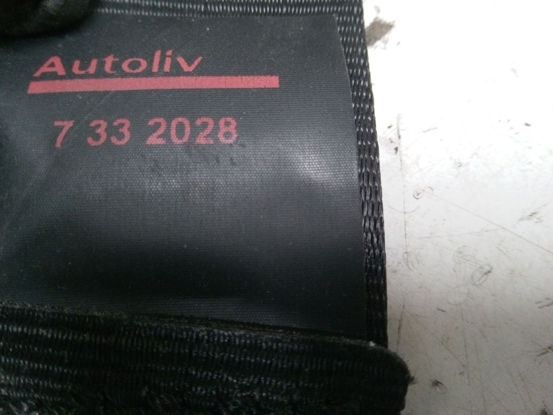 Recambio de cinturon seguridad trasero izquierdo para peugeot 207 cc (wd_) 1.6 16v referencia OEM IAM 96532272XX  