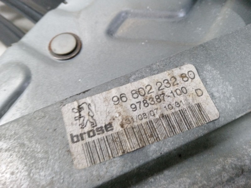Recambio de elevalunas electrico trasero izquierdo para peugeot 207 cc (wd_) 1.6 16v referencia OEM IAM 9680223280  