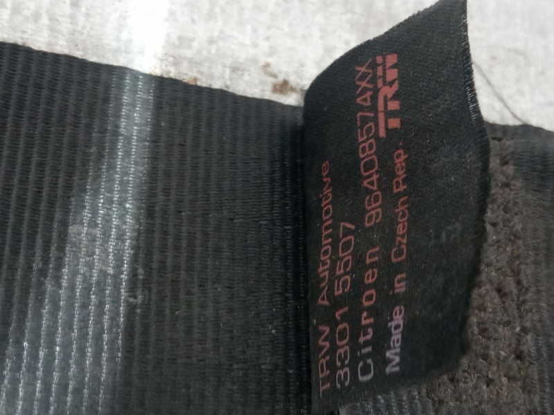 Recambio de cinturon seguridad trasero izquierdo para citroën c3 i (fc_, fn_) 1.1 i referencia OEM IAM 96408574XX  